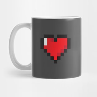 8bit Arcade Heart: Valentine’s Day 1Up Mug